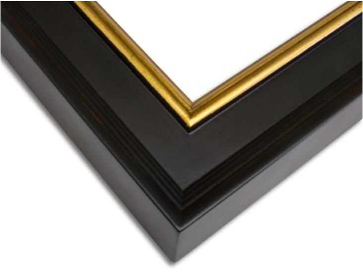 Belmont Black & Gold Plein Air Frame (2")
