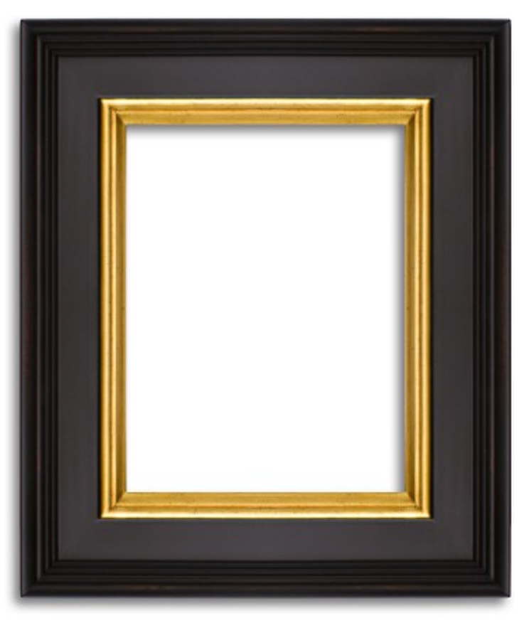 Belmont Black & Gold Plein Air Frame (2")