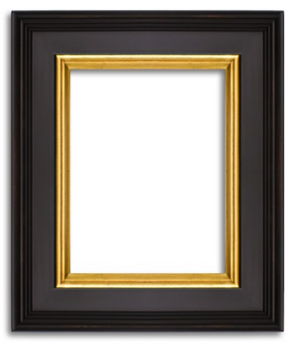 Belmont Black & Gold Plein Air Frame (2")