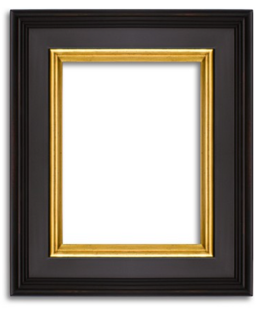 Belmont Black & Gold Plein Air Frame (2")