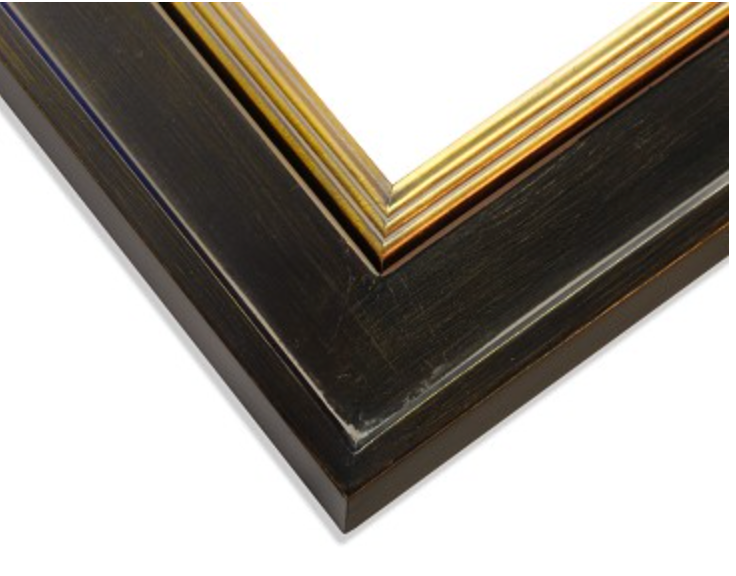 Hawthorne Black & Gold Plein Air Frame (3")